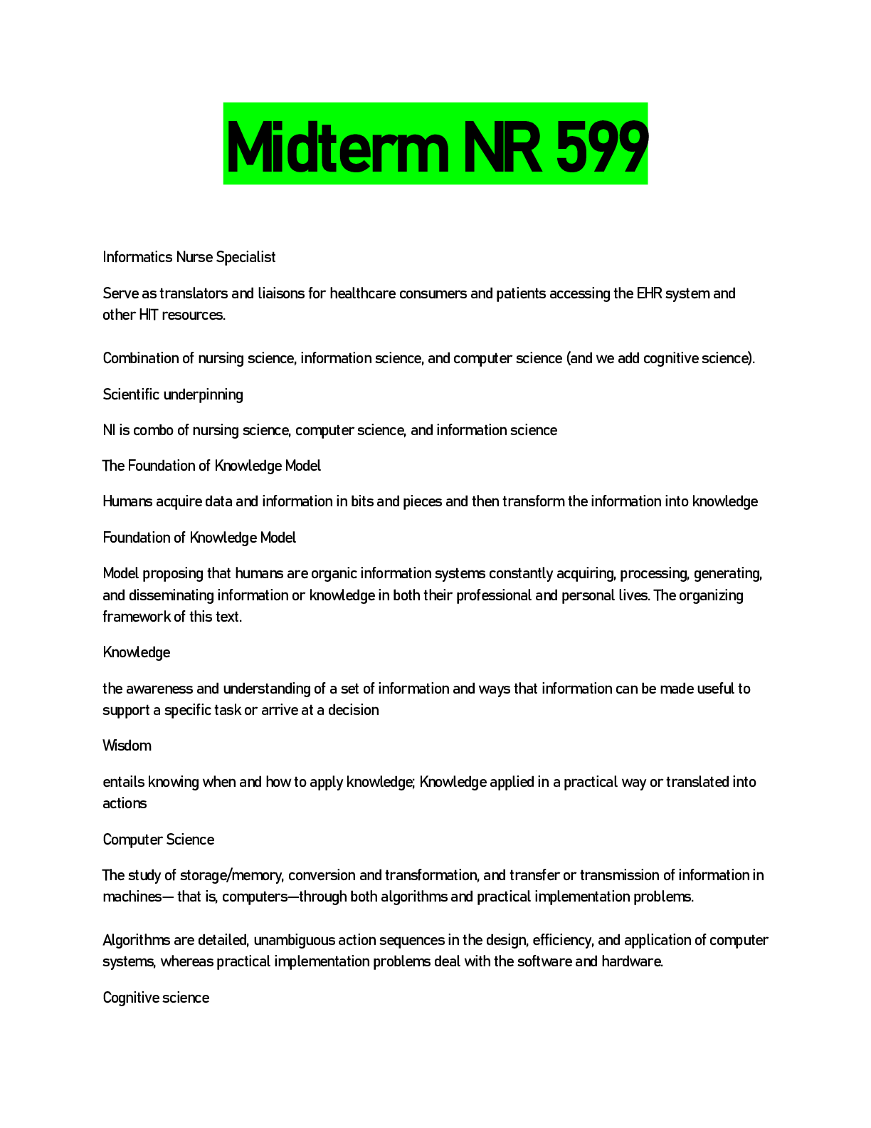 Preview image for Midterm NR 599